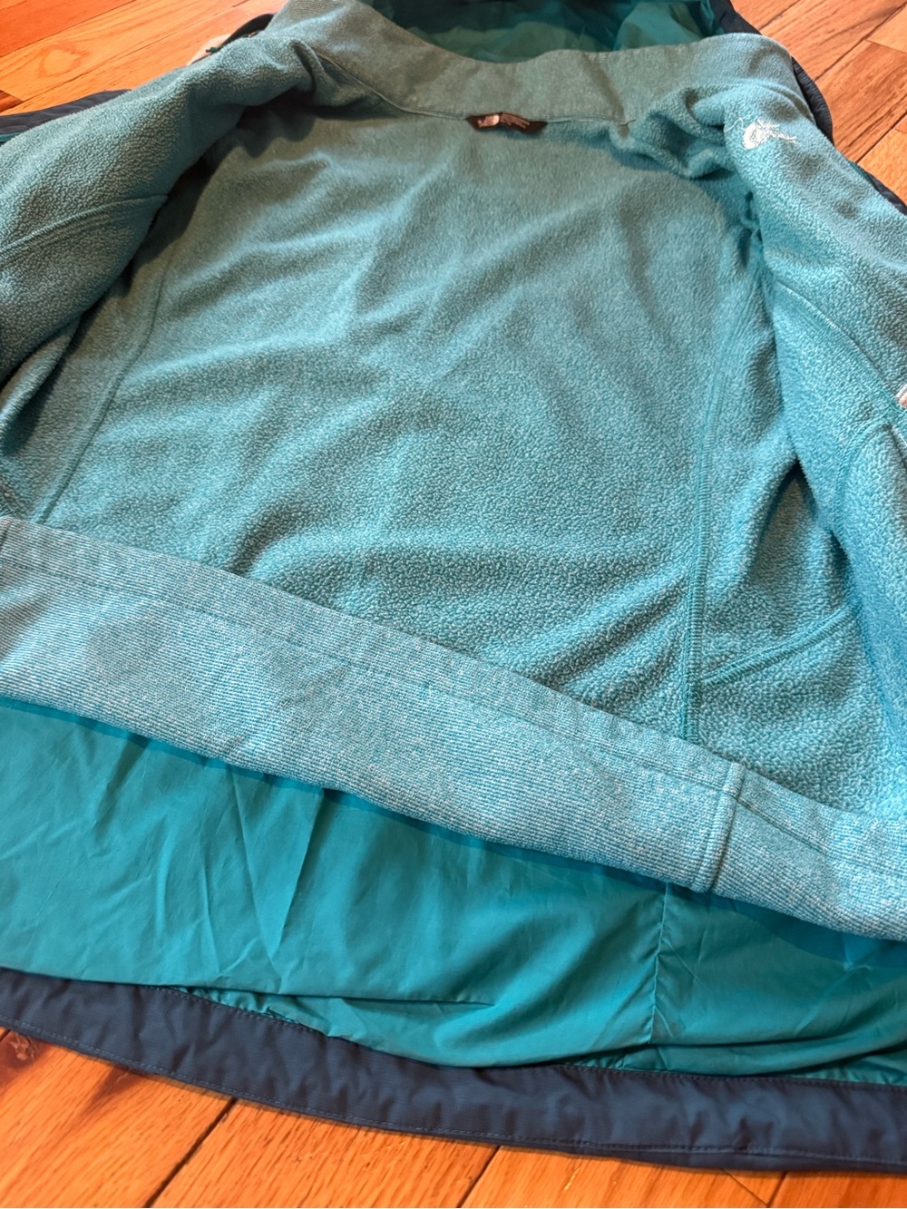 The North Face DRYVENT 2-in-1 Coat/Jacket With Liner Blue/Teal Women’s Size XL - Picture 8 of 16